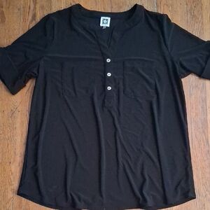 Anne Klein Black Blouse